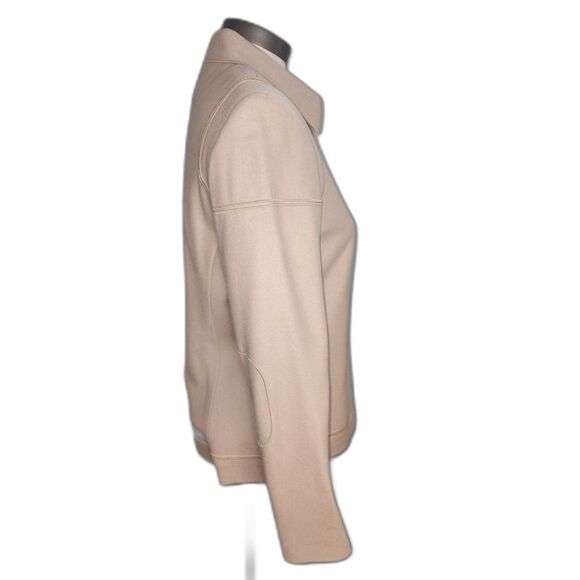 Vintage Harve Benard Beige Wool Blend Button Up Blazer Size 6 - Picture 3 of 9